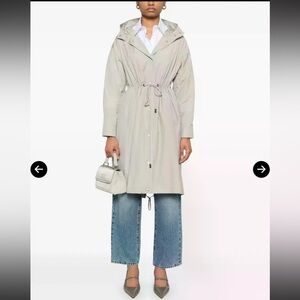 Peserico hooded parka size IT 38 = US 2